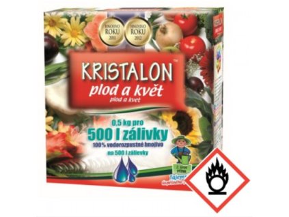 kristalon plod a květ
