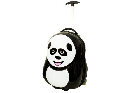 Detsky kufr na koleckach panda detail 2