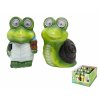 Hlemýžď a žába solární 10x9x15cm MOM 6ks