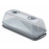 Miniskleník RESPANA TABLE 3v1 s ventilací šedý 52x20x19cm