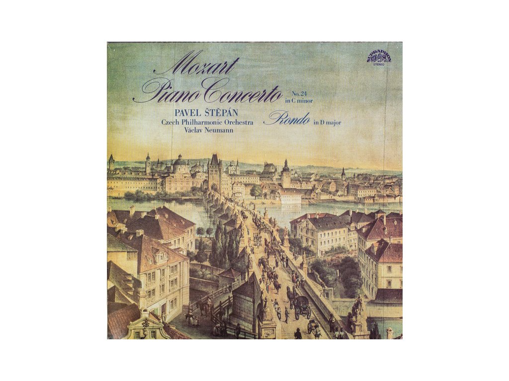 Mozart, Pavel Štěpán, Czech Philharmonic Orchestra, Václav Neumann – Piano Concerto No. 24 In C Minor / Rondo In D Major