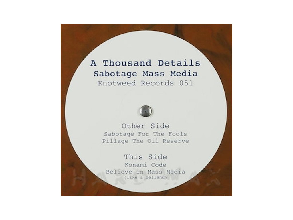 A Thousand Details ‎– Sabotage Mass Media E.P.