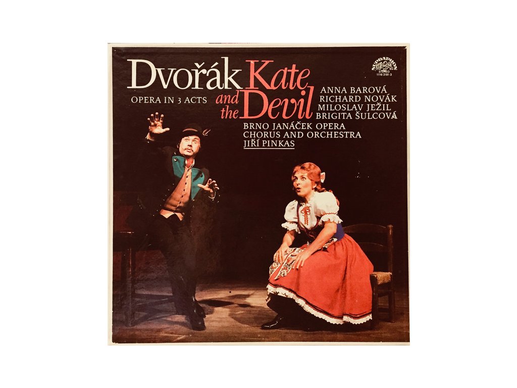 Dvořák - Anna Barová, Richard Novák, Miloslav Ježil, Brigita Šulcová, Brno Janáček Opera Chorus And Orchestra, Jiří Pinkas – Kate And The Devil, Opera In 3 Acts