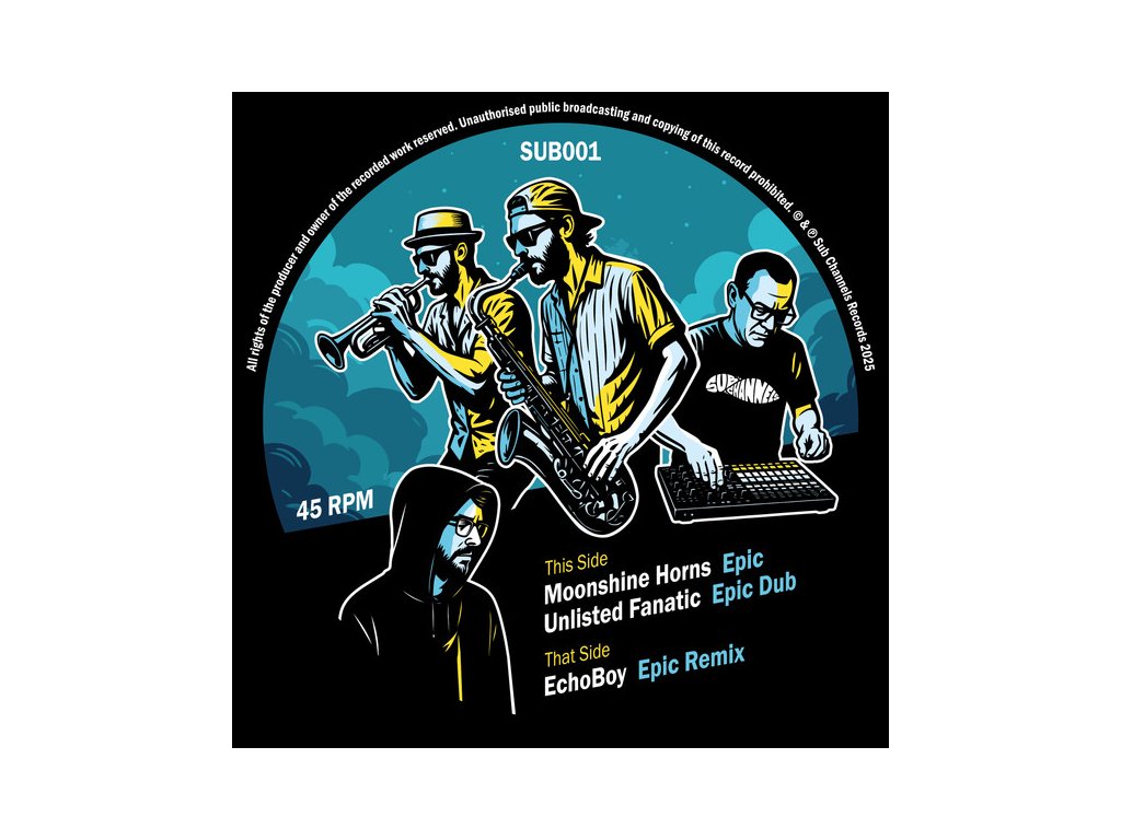 Moonshine Horns, Unlisted Fanatic, Echoboy ‎– Epic EP