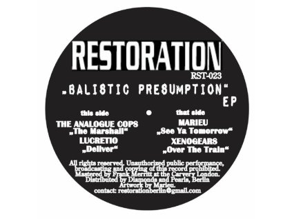 Various ‎– Balistic Presumption EP