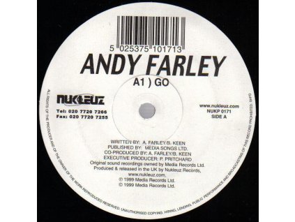 Andy Farley ‎– Go / Sassy Bo Bo