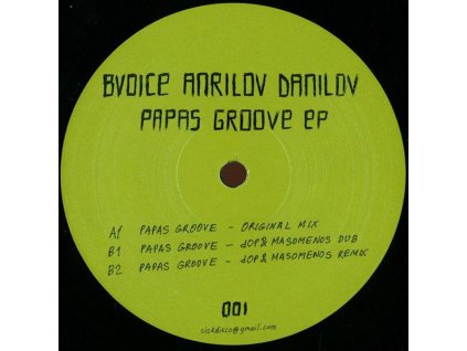 Bvoice, Anrilov, Danilov ‎– Papas Groove EP