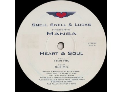 Snell Snell & Lucas Presents Mansa ‎– Heart & Soul