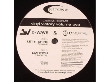 D-Wave / E:Mortal ‎– Vinyl Victory (Volume 2)