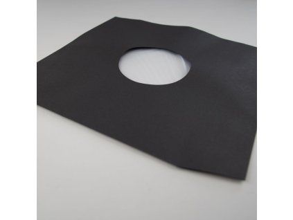Černý vnitřní papírový obal s ochranou folií 12"