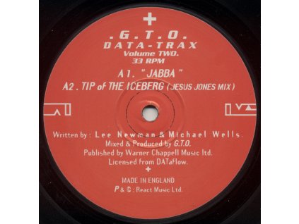G.T.O. ‎– Data-Trax: Volume 2