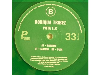 Boriqua Tribez ‎– Puta E.P.