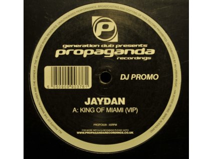 Jaydan ‎– King Of Miami (VIP) / Fear Factor