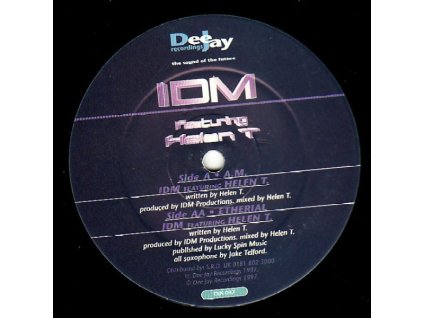 IDM Featuring Helen T ‎– A.M. / Etherial