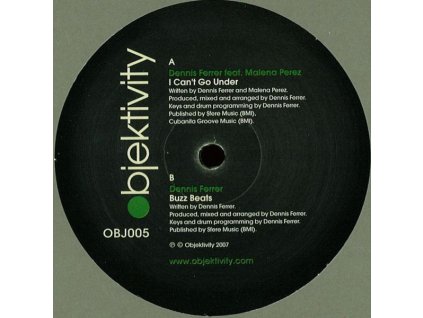 Dennis Ferrer Feat. Malena Perez ‎– I Can't Go Under