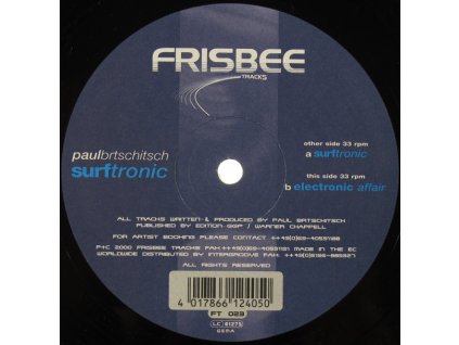 Paul Brtschitsch ‎– Surftronic