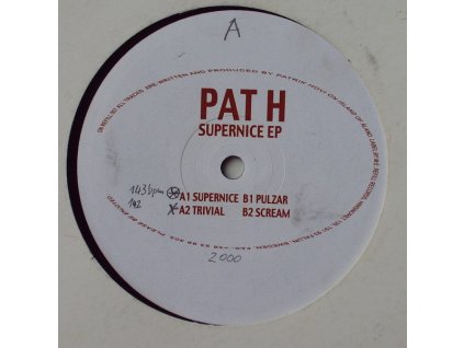 Pat H ‎– Supernice EP
