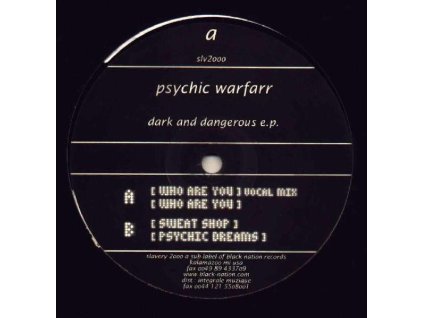 Psychic Warfarr ‎– Dark And Dangerous E.P.
