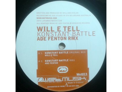 Will E Tell ‎– Konstant Battle