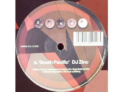 DJ Zinc ‎– Steppin Stones / South Pacific