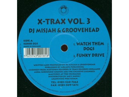 DJ Misjah & DJ Groovehead ‎– X-Trax Vol. 3