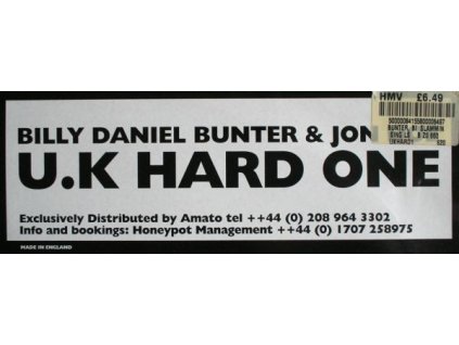 Billy Daniel Bunter & Jon Doe ‎– Slammin / Long Way