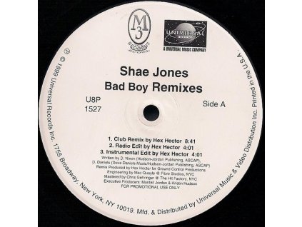 Shae Jones ‎– Bad Boy (Remixes)