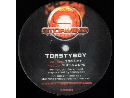 Toastyboy ‎– Too Hot / Guesswork