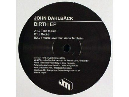 John Dahlbäck ‎– Birth EP