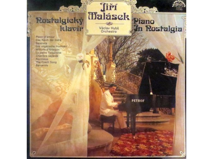 Jiří Malásek, Václav Hybš Orchestra ‎– Nostalgický Klavír = Piano In Nostalgia