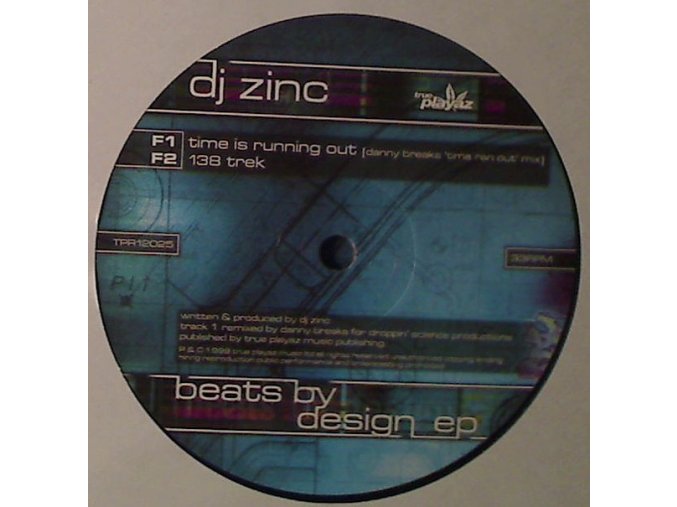 DJ Zinc ‎– Beats By Design EP