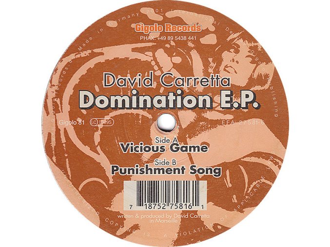 David Carretta ‎– Domination E.P.