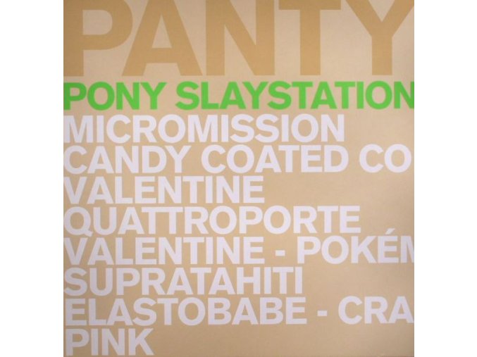 Pantytec ‎– Pony Slaystation 2 x 12" (Perlon) 2002