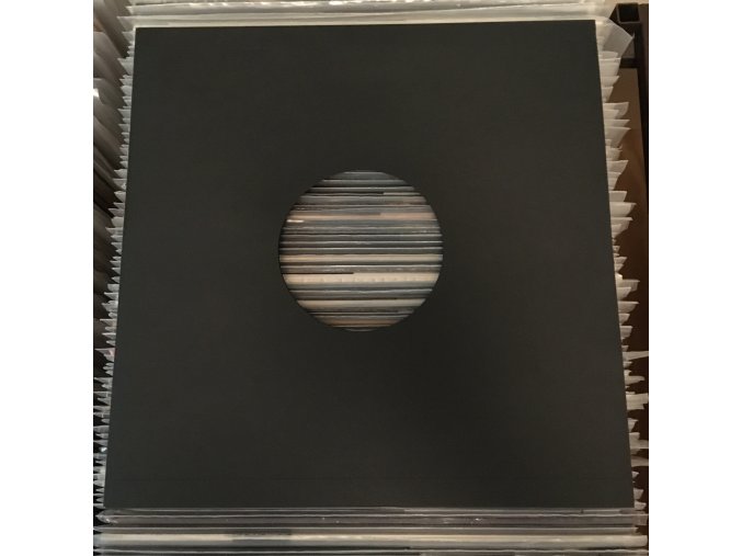 Vnitřní černý papírový obal na 12" LP