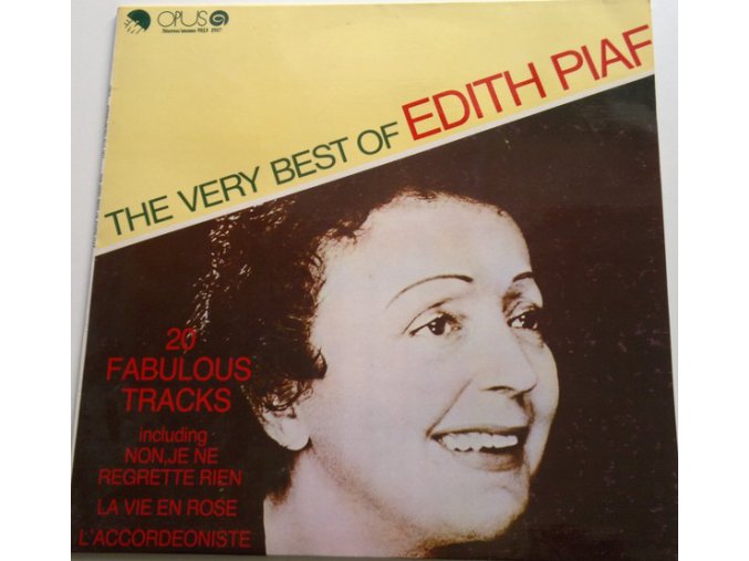 Edith Piaf ‎– The Very Best Of Edith Piaf