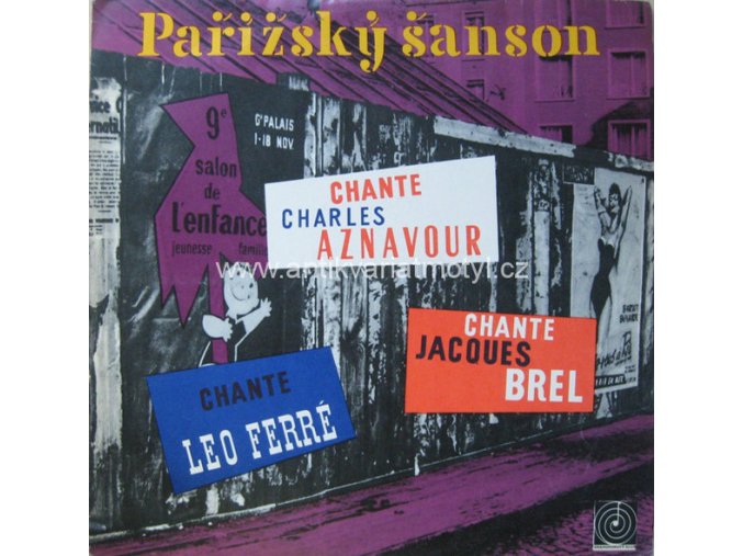 Charles Aznavour, Jacques Brel, Leo Ferré ‎– Pařížský Šanson