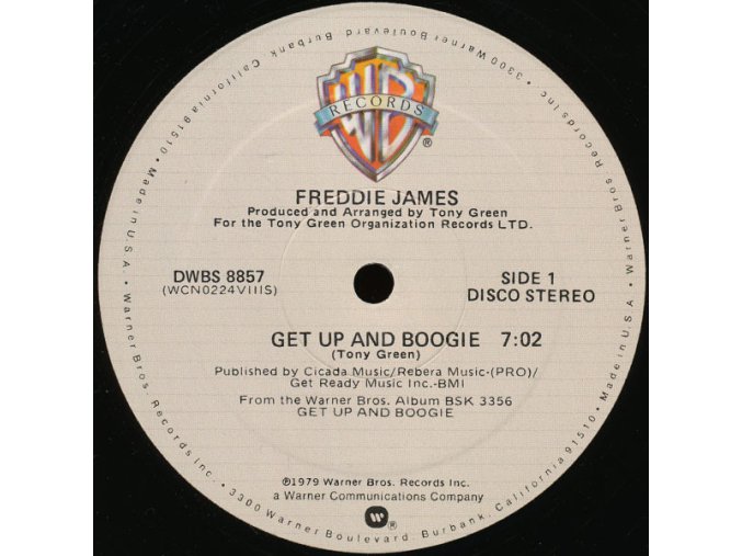 Freddie James ‎– Get Up And Boogie