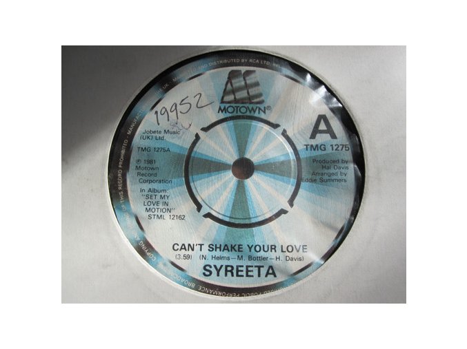 Syreeta ‎– Can't Shake Your Love : Wish Upon A Star 7''