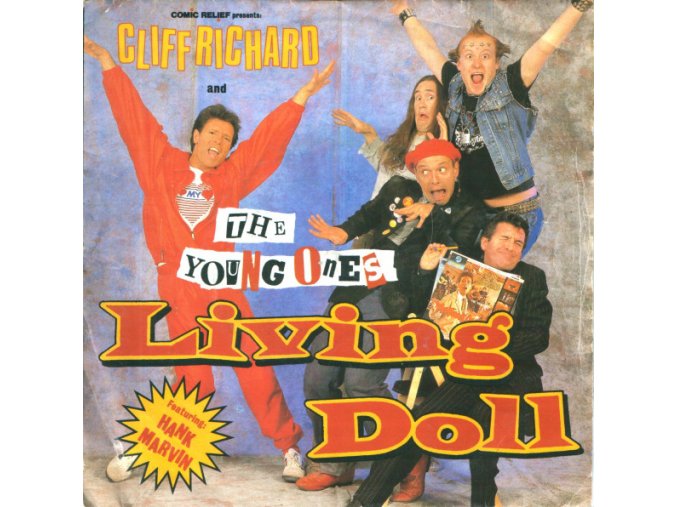 Cliff Richard And The Young Ones Featuring Hank Marvin ‎– Living Doll 7''