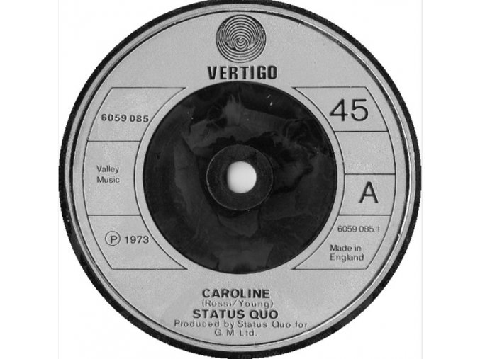 Status Quo ‎– Caroline 7''