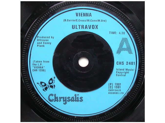 Ultravox ‎– Vienna 7''
