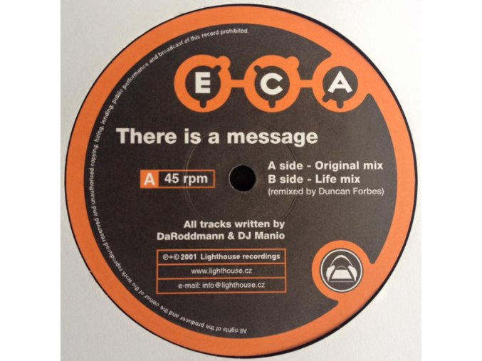 E.C.A. ‎– There Is A Message