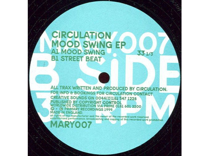 Circulation ‎– Mood Swing EP