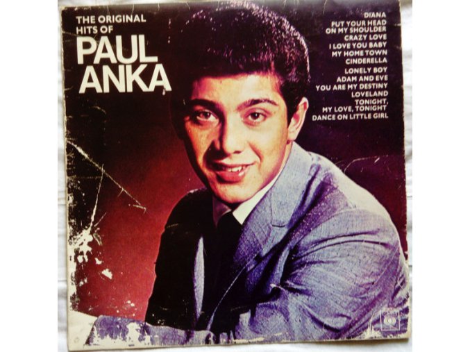 Paul Anka ‎– The Original Hits Of Paul Anka