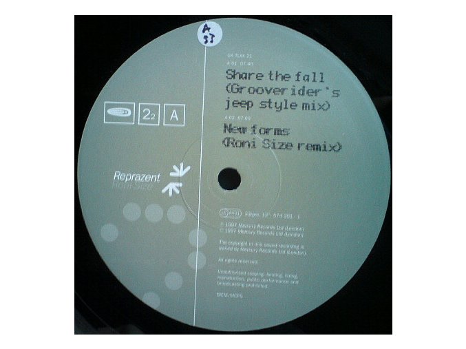 Roni Size / Reprazent ‎– Share The Fall