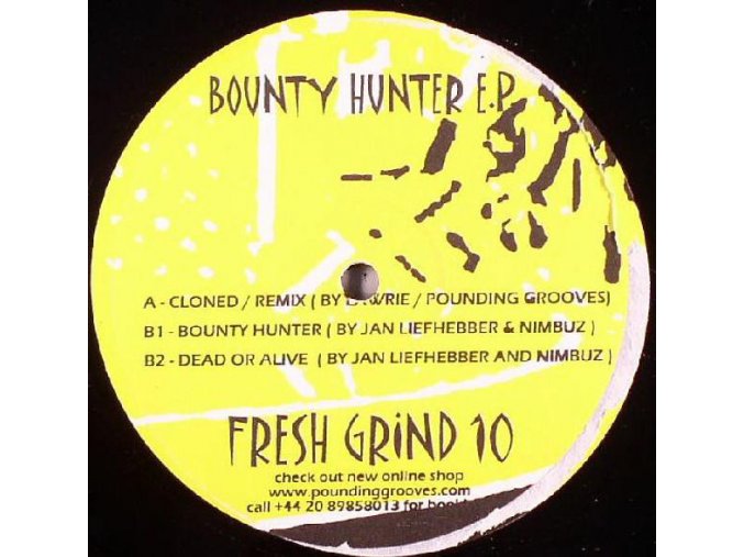 Pounding Grooves vs. Jan Liefhebber vs. Nimbuz ‎– Bounty Hunter EP
