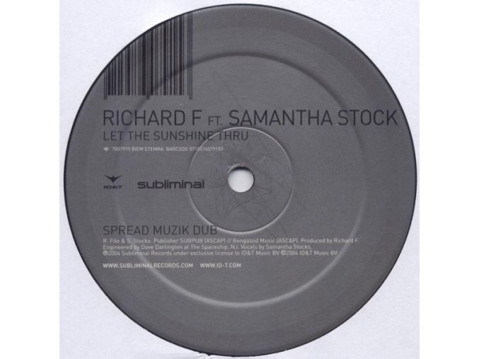 Richard F Ft. Samantha Stock ‎– Let The Sunshine Thru.jpeg