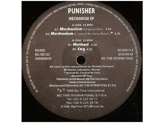 Punisher – Mechanism EP