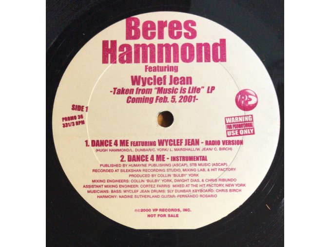 Beres Hammond Featuring Wyclef Jean – Dance 4 Me