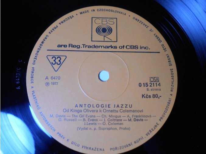 Various – Antologie Jazzu